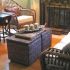 Design interior cu mobilier din lemn si rattan