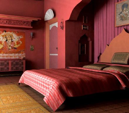Teme si idei inspirate de dormitorul indian