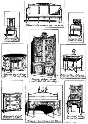 mobilier in stil sheraton