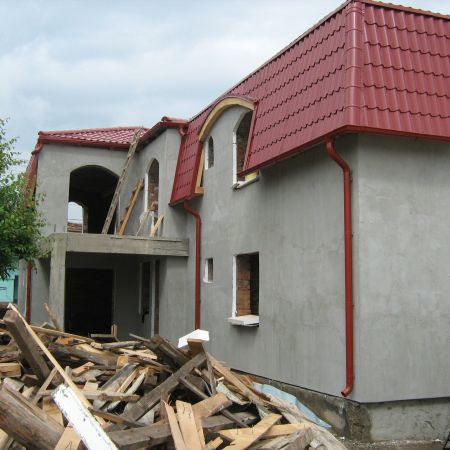 casa in constructie