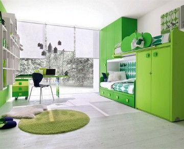 Verdele in interioarele moderne