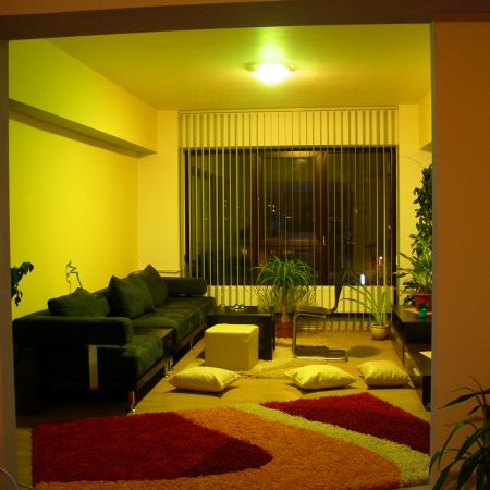 living in apartament