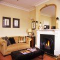 living traditional, cu semineu deschis