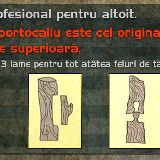 Cleste profesional pentru altoit cu 3 lame in dotare