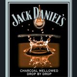 Oglina decorativa Jack Daniel's charcoal mellowed