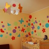 Pictura murala-camera copii